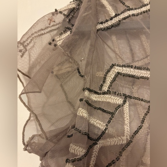 Free People XS Sheer Beaded Top - Picture 6 of 12